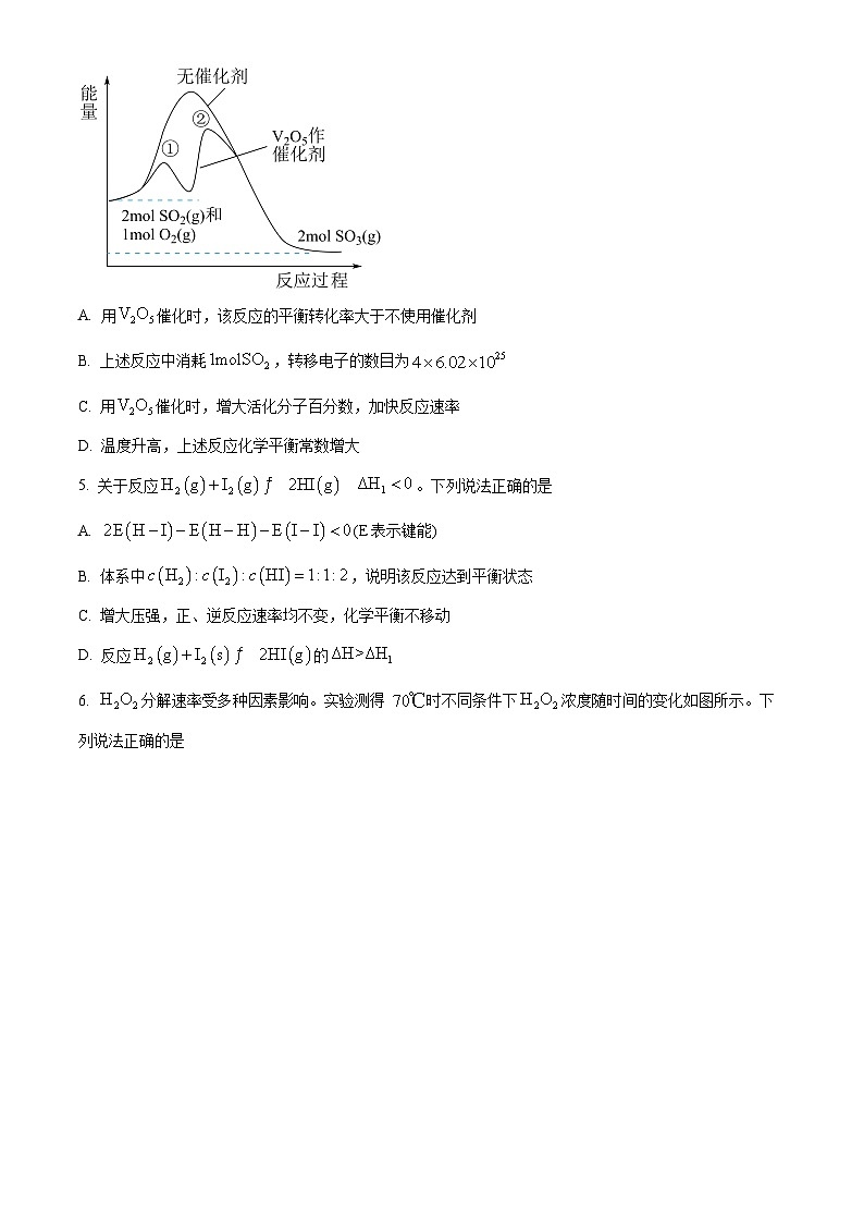 江苏省无锡市锡山区锡东高级中学2024-2025学年高二下学期3月阶段测试化学试题（原卷版+解析版）第2页