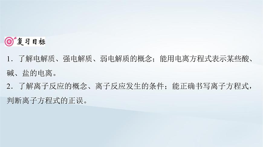 2025届高考化学一轮总复习课件  第1章 物质及其变化第2讲 离子反应离子方程式第2页