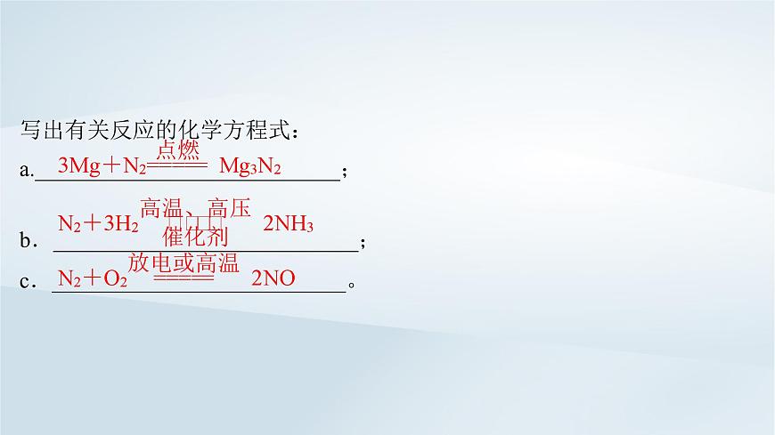 2025届高考化学一轮总复习课件  第5章 非金属及其化合物第22讲 氮及其氧化物氨和铵盐第6页