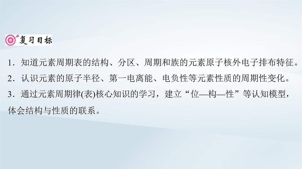 2025届高考化学一轮总复习课件  第6章 物质结构与性质元素周期律第28讲 元素周期表元素周期律第2页