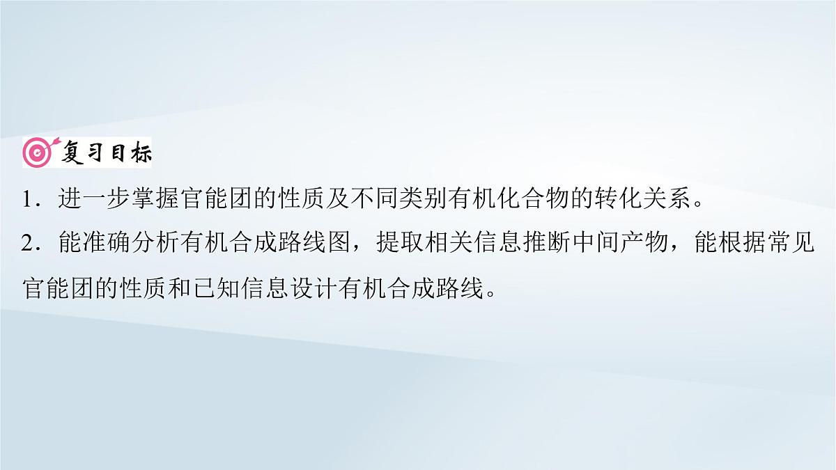 2025届高考化学一轮总复习课件  第10章 有机化学基础第53讲 有机合成与推断第2页