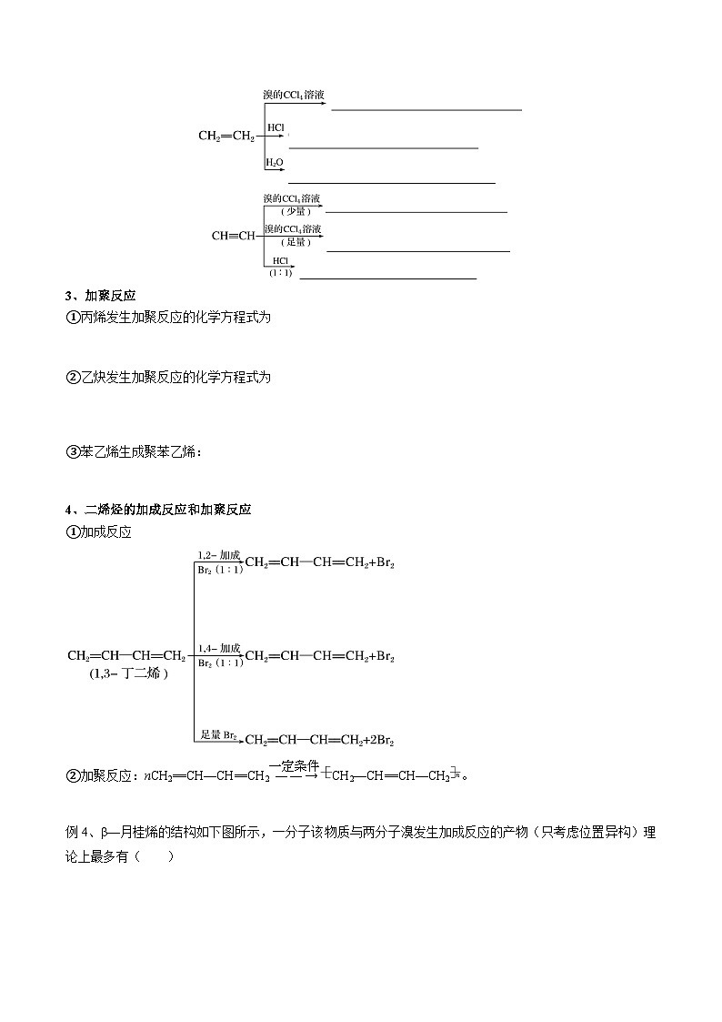 高考化学一轮复习基础知识讲义专题二 有机化学02 考点一 烷烃、烯烃、炔烃的结构与性质（学生版）第3页