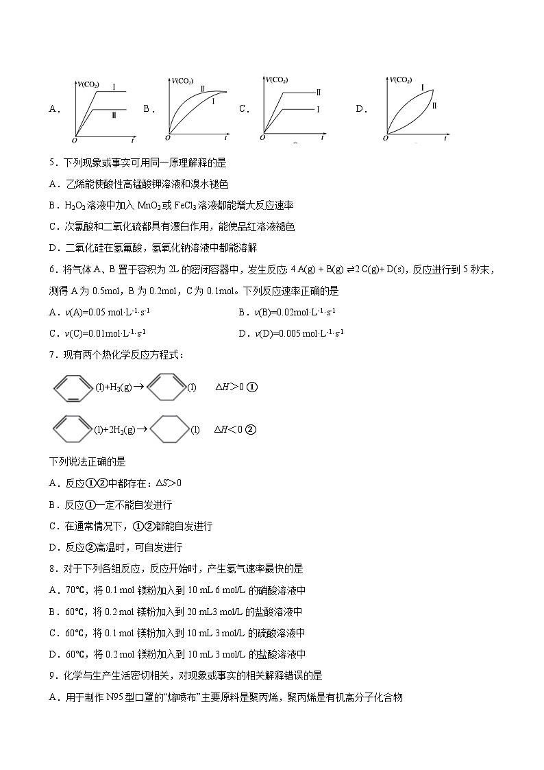 2025年高考化学二轮专题冲刺练习专题07 化学反应速率和化学平衡（含解析）第2页