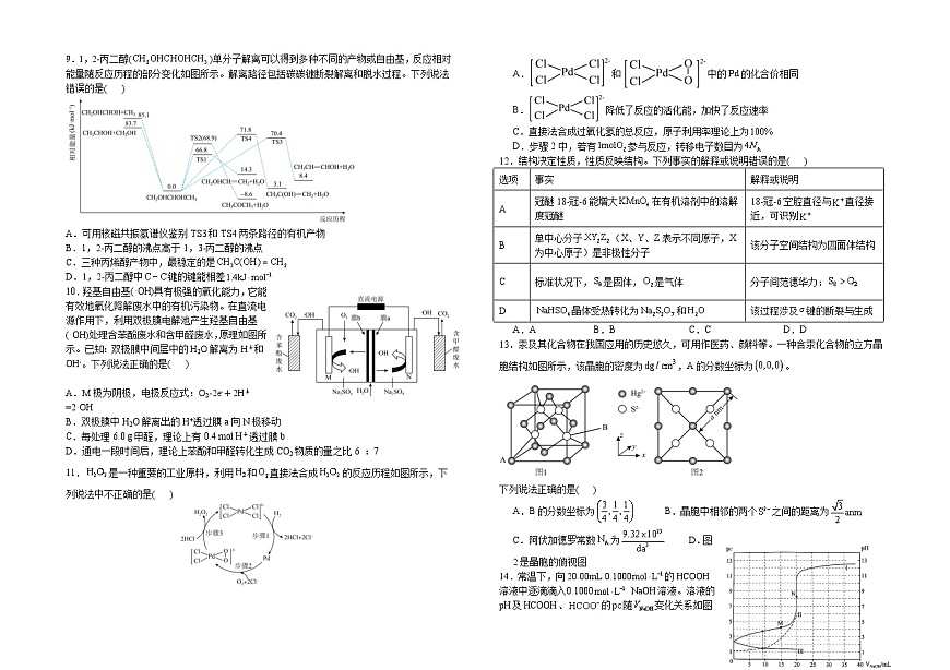 江西省上饶市弋、铅、横联考2024-2025学年高二下学期5月月考化学试卷第2页