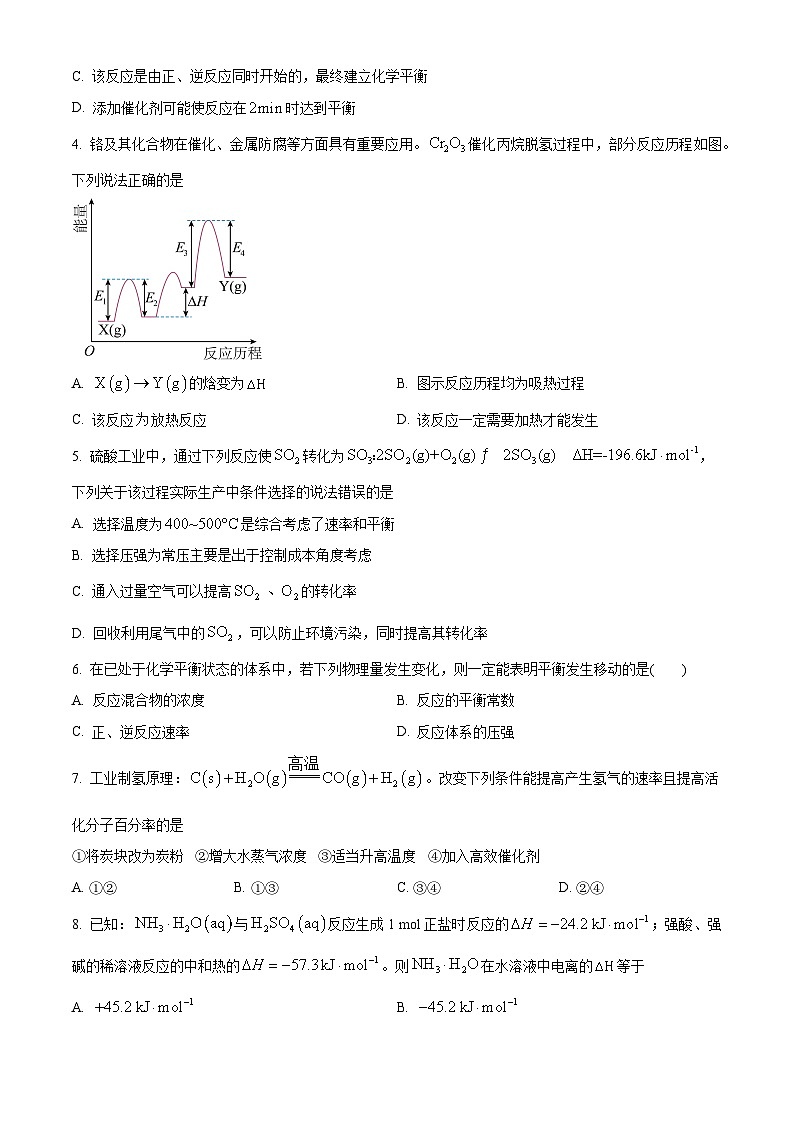 陕西省榆林市联考2024-2025学年高二上学期11月期中考试 化学试题  Word版无答案第2页