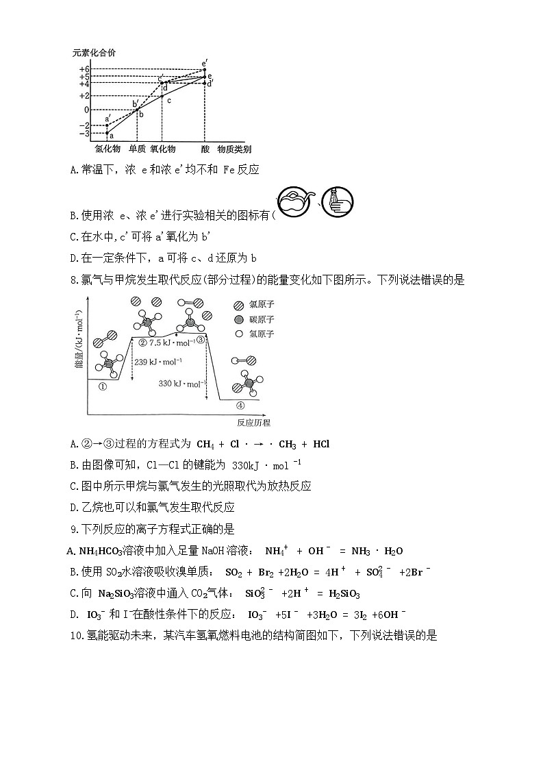 2024-2025学年河南省部分名校联盟高一下学期第三次月考化学试卷（含解析）第3页