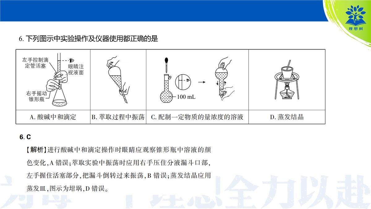 吉林省松原市2025届东北三省精准教学联盟2025年5月高三联考 高三化学试题 讲评课件第7页