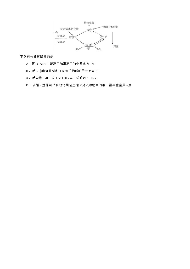 辽宁省实验中学2025届高三第五次化学模拟试卷（含答案）第2页
