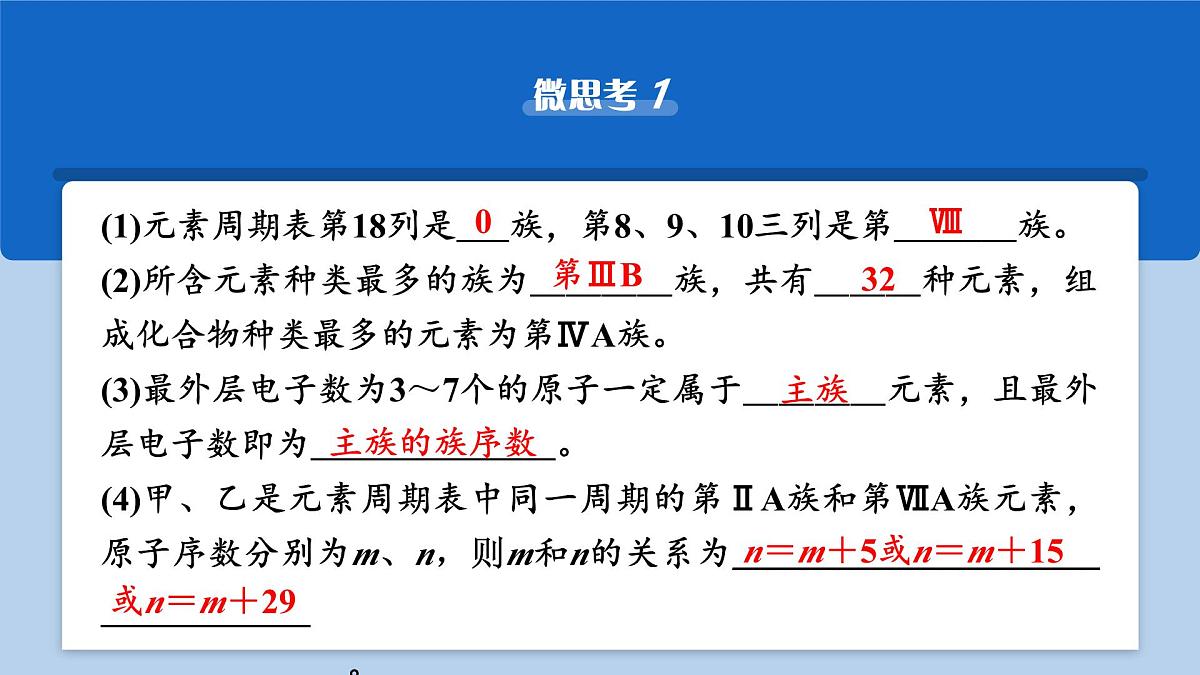 2026年高考化学一轮复习PPT课件 第26讲　元素周期表　元素周期律第6页