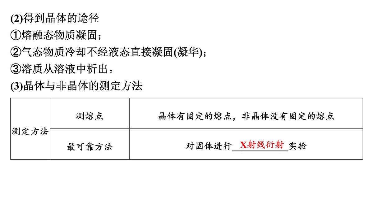 2026年高考化学一轮复习PPT课件 第30讲　物质的聚集状态　常见晶体类型第7页