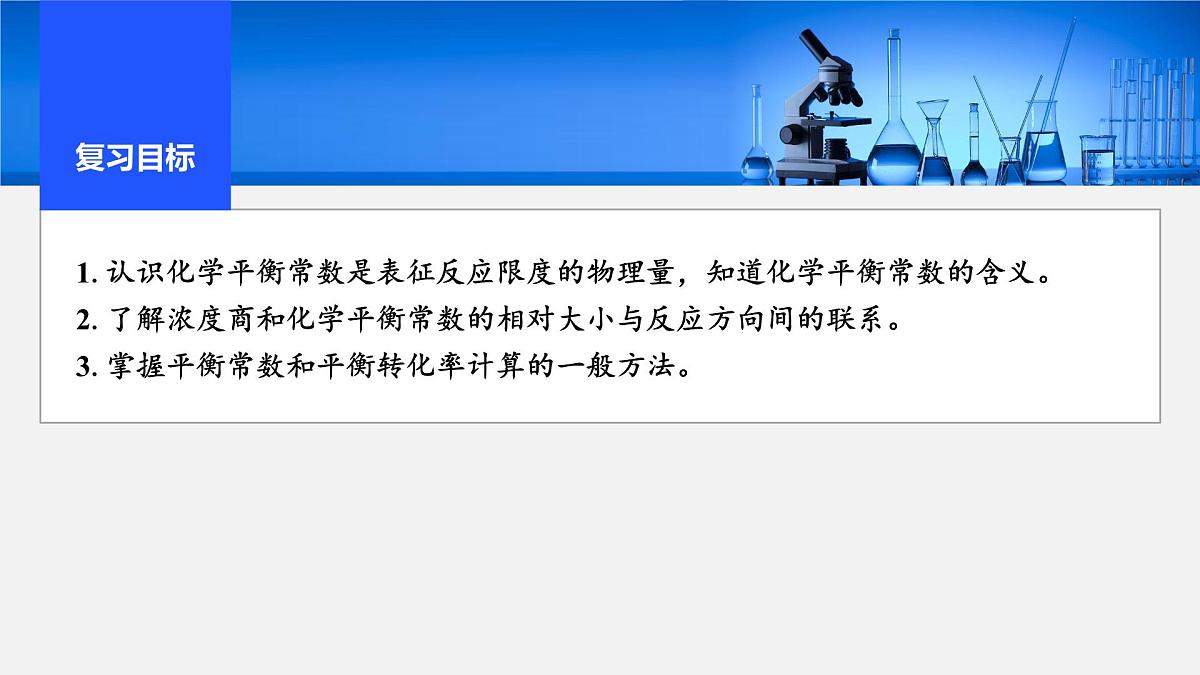 2026年高考化学一轮复习PPT课件 第41讲　化学平衡常数第2页