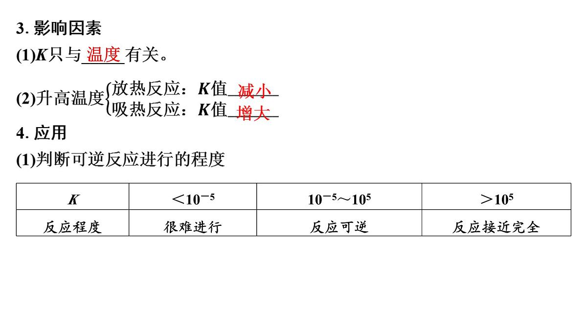 2026年高考化学一轮复习PPT课件 第41讲　化学平衡常数第7页