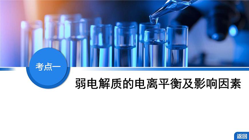 2026年高考化学一轮复习PPT课件 第45讲　弱电解质的电离平衡第4页