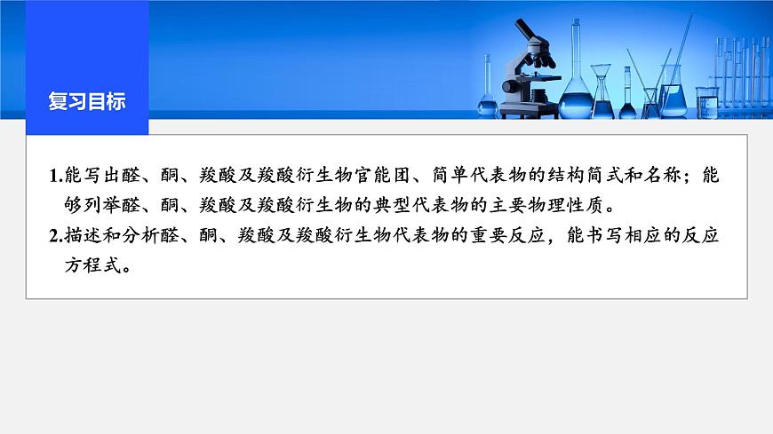 2026年高考化学一轮复习PPT课件 第58讲　醛、酮、羧酸及羧酸衍生物第2页
