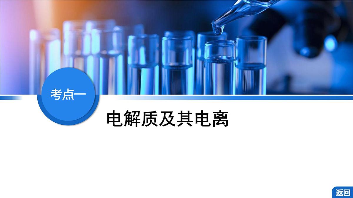 2026年高考化学一轮复习PPT课件 第2讲 电解质　离子反应第4页