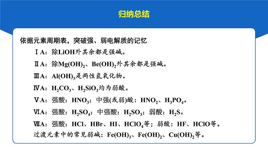 2026年高考化学一轮复习PPT课件 第2讲 电解质　离子反应第7页