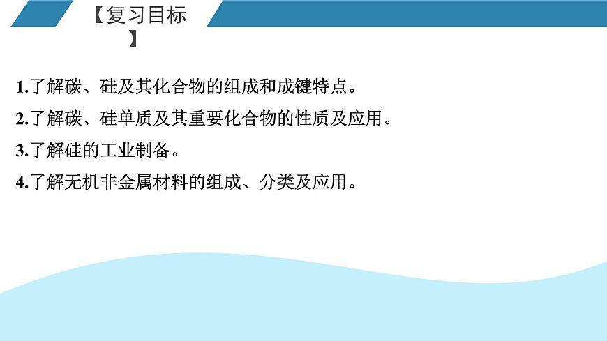 2026年人教版高考化学一轮复习课件 第4章  第4讲 无机非金属材料第2页