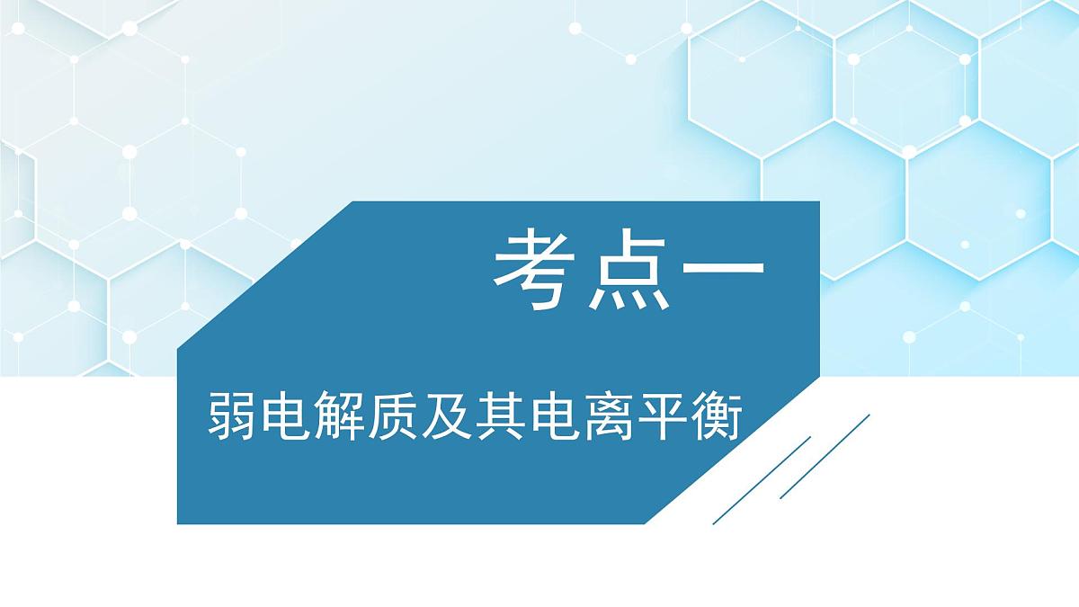 2026年人教版高考化学一轮复习课件 第8章 第2讲 弱电解质的电离第3页