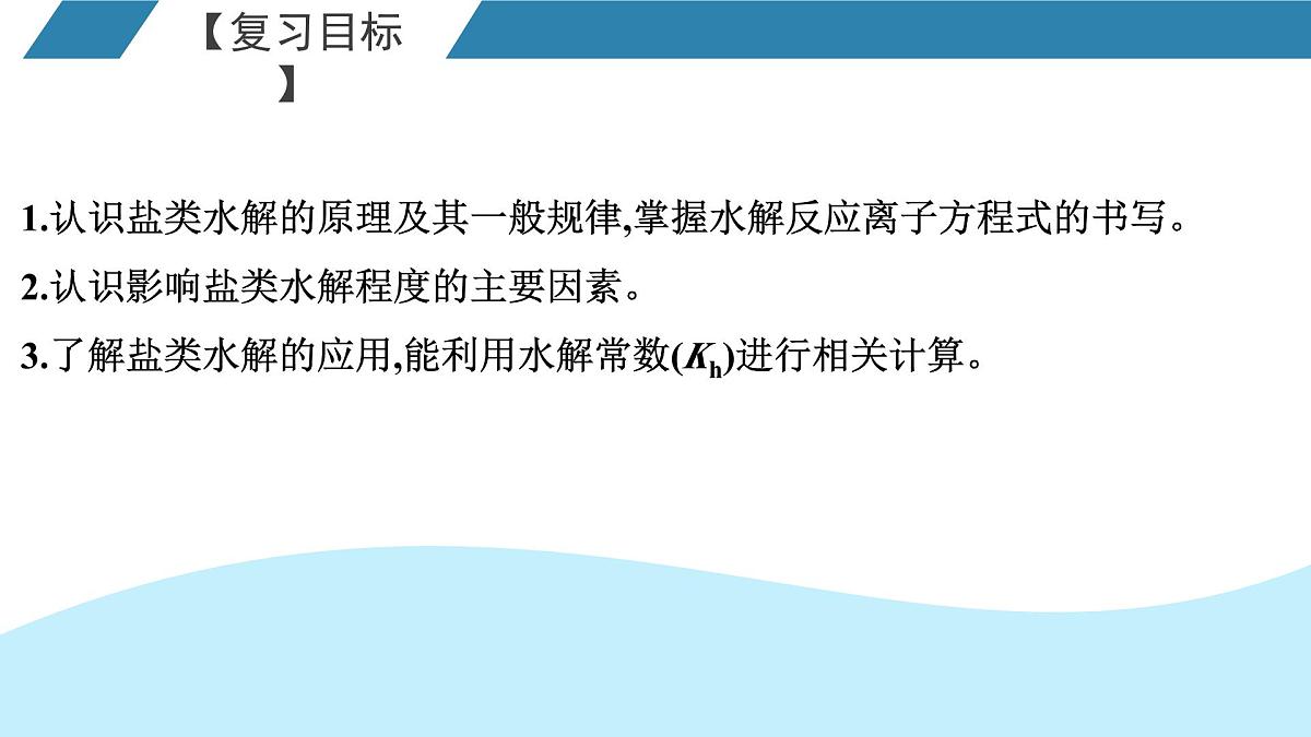 2026年人教版高考化学一轮复习课件 第8章  第3讲 盐类的水解第2页