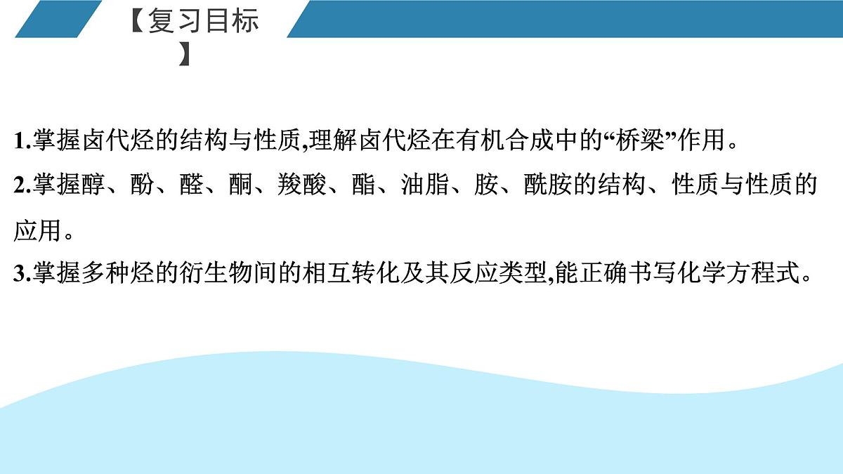 2026年人教版高考化学一轮复习课件 第9章 第3讲 烃的衍生物第2页
