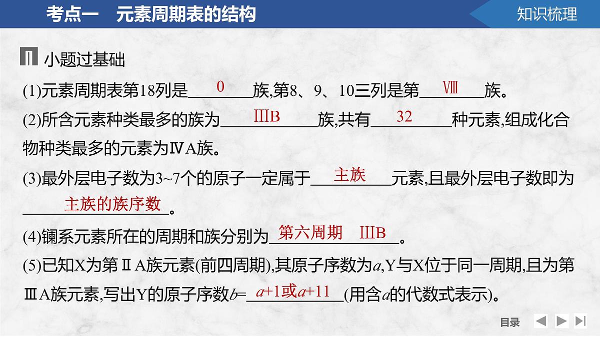 2026年高考化学总复习备课课件 第2讲 元素周期表 元素周期律第8页
