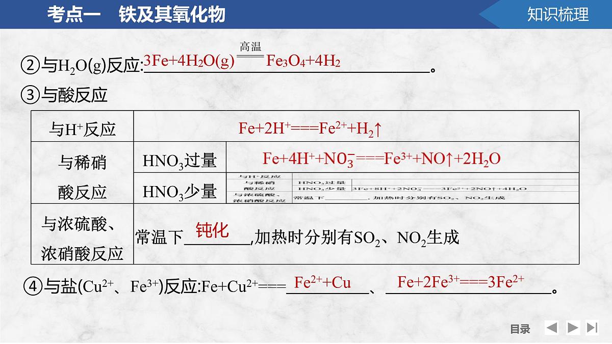 2026年高考化学总复习备课课件 第3讲 铁的单质、氧化物和氢氧化物第8页