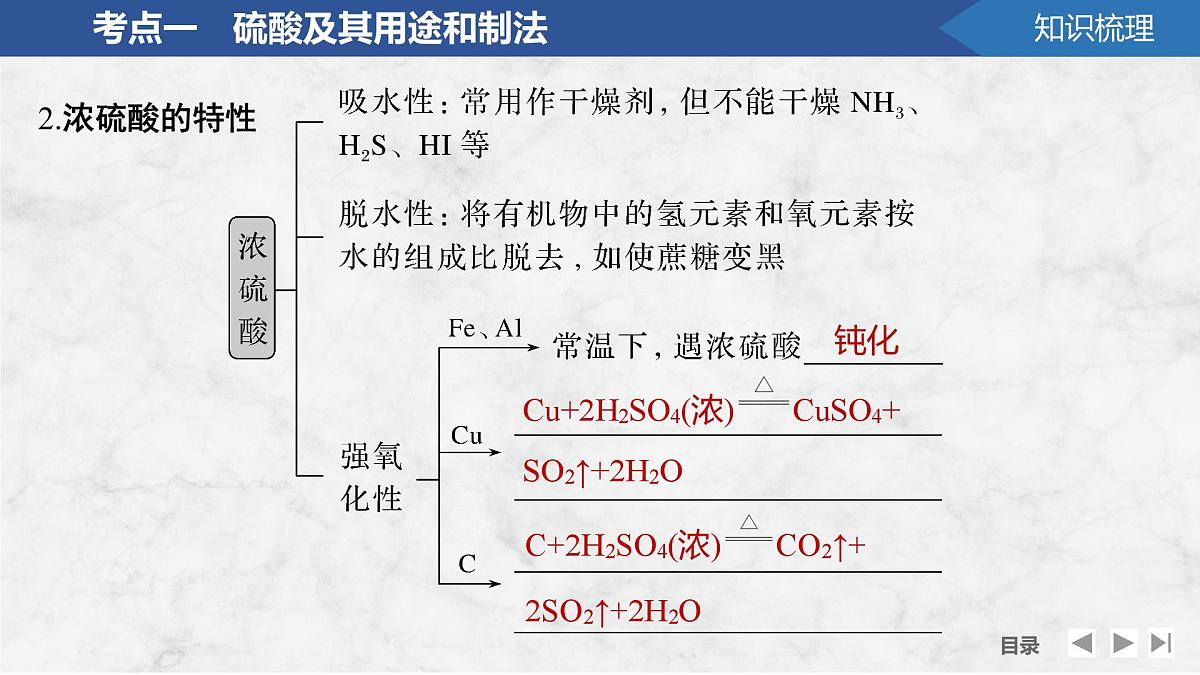 2026年高考化学总复习备课课件 第4讲 硫酸 硫酸盐 含硫物质间的转化第6页
