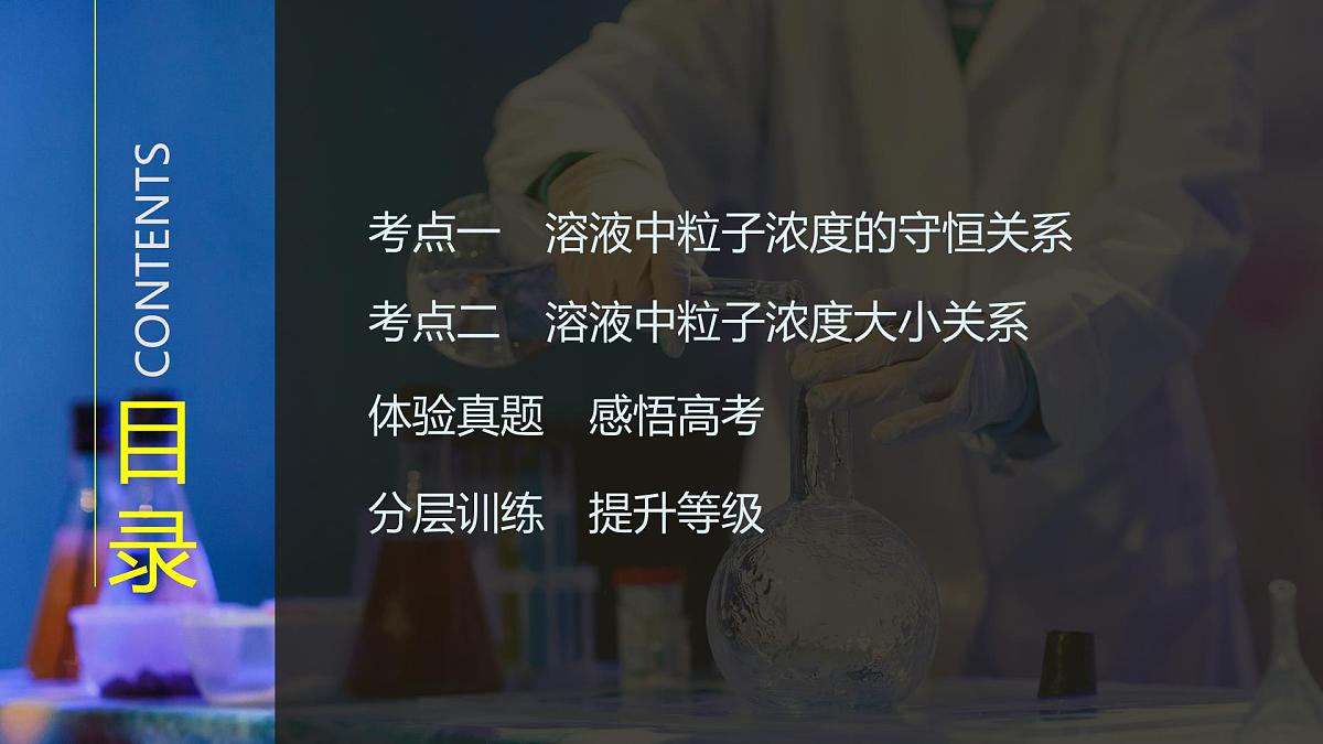 2026年高考化学总复习备课课件 第5讲 溶液中粒子浓度的关系第3页