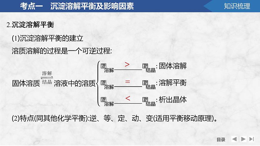 2026年高考化学总复习备课课件 第7讲 难溶电解质的沉淀溶解平衡第6页