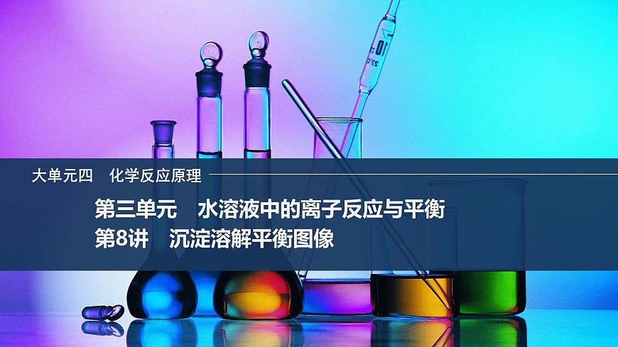 2026年高考化学总复习备课课件 第8讲 沉淀溶解平衡图像第1页