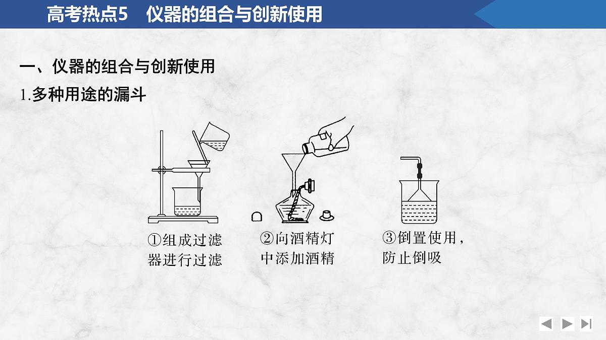 2026年高考化学总复习备课课件 高考热点5 仪器的组合与创新使用第2页