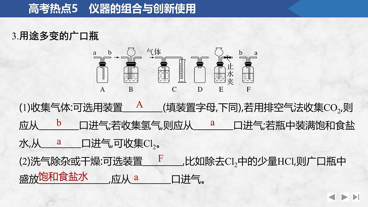 2026年高考化学总复习备课课件 高考热点5 仪器的组合与创新使用第4页