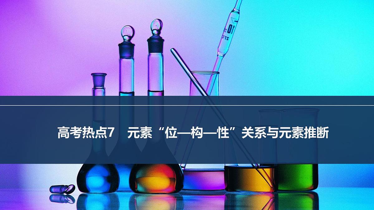 2026年高考化学总复习备课课件 高考热点7 元素“位—构—性”关系与元素推断第1页