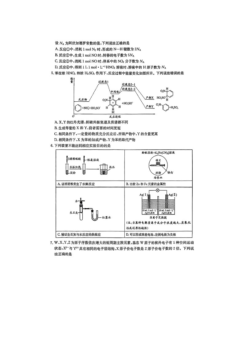 四川省 2025 届高三第二次教学质量联合测评化学试卷含答案第2页
