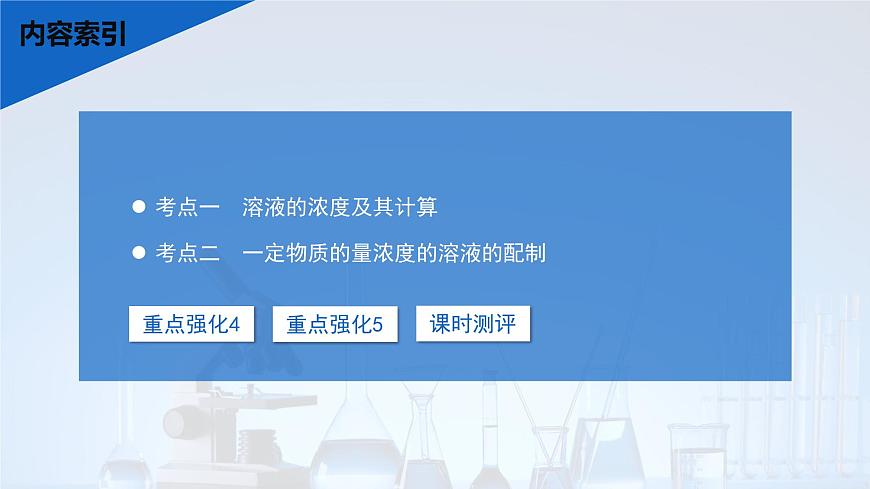 _2026届高三化学一轮复习 第6讲  物质的量浓度 课件第3页