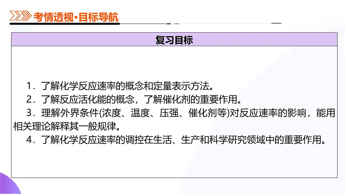 2025年高考化学二轮复习课件 第01讲 化学反应速率及影响因素第6页