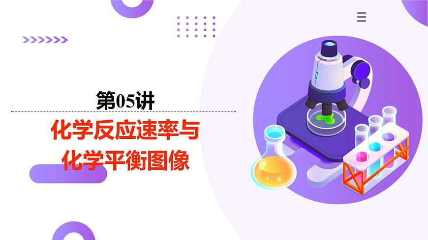 2025年高考化学二轮复习课件  第05讲 化学反应速率与化学平衡图像第1页