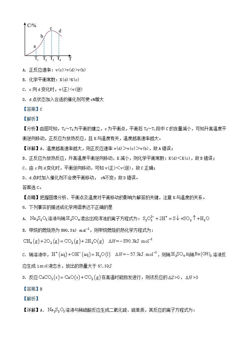 湖南省长沙市2023_2024学年高二化学上学期第一次月考试题含解析第3页