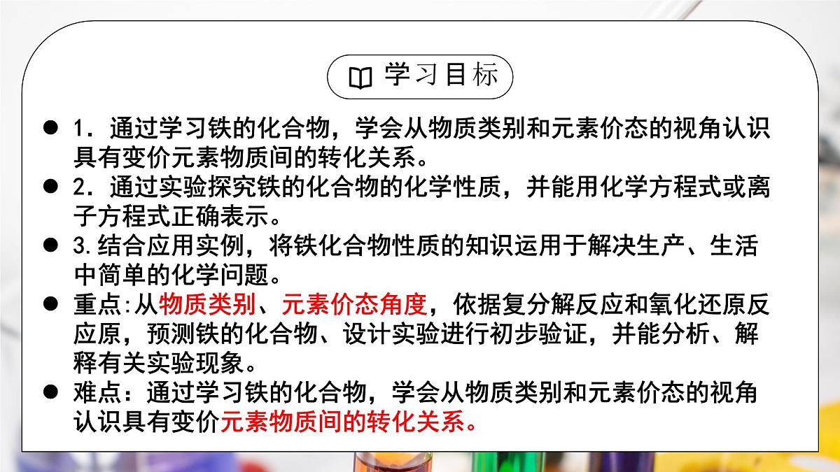 【核心素养】人教版高中化学必修一《铁及其化合物》第二课时 课件第3页