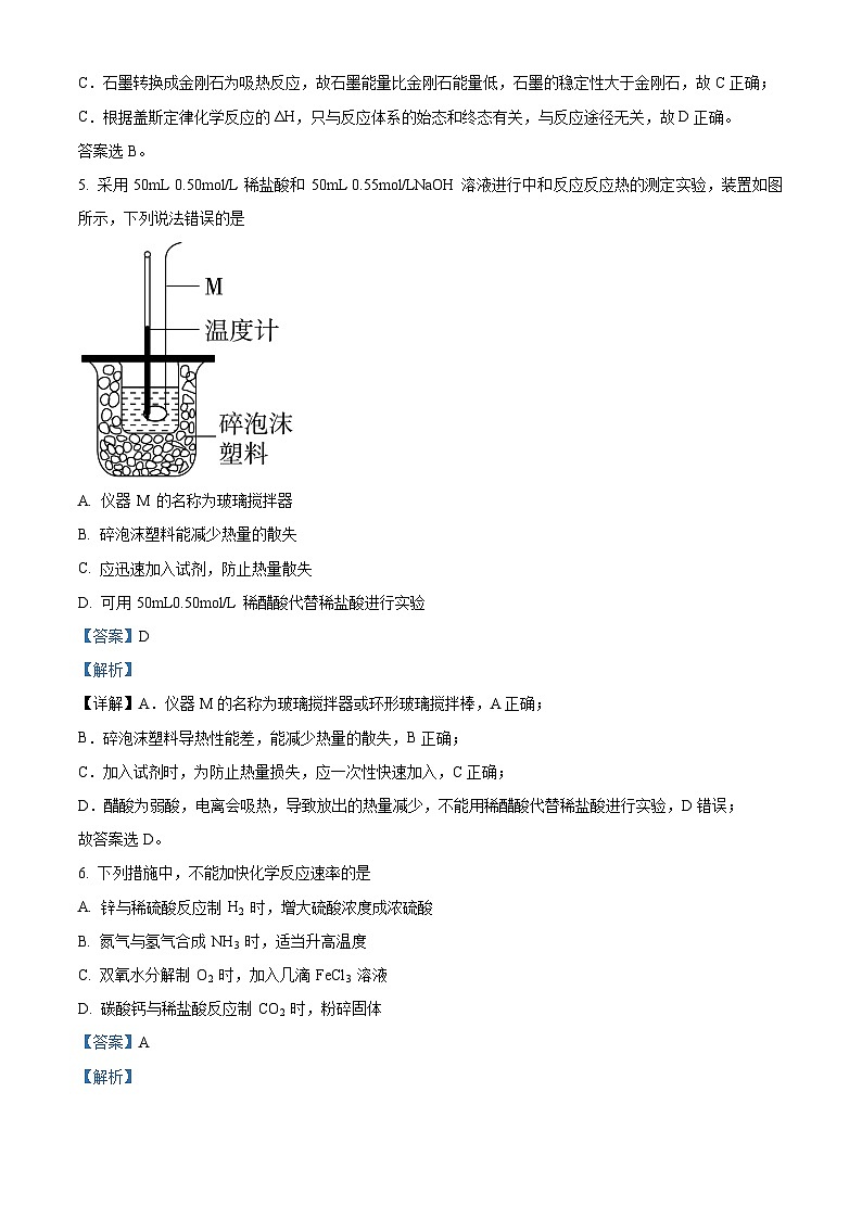 湖南省长沙市弘益高级中学2022-2023学年高一下学期期末考试化学试题（解析版）第3页