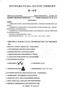 湖北武汉市部分重点中学2025年高一下学期期末联考化学试卷+答案