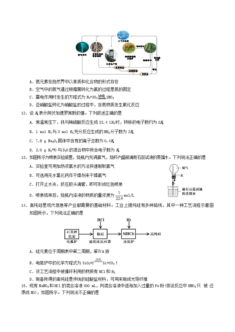 四川省眉山市东坡区多校2024-2025学年高一下学期6月期末联考化学试卷（Word版附答案）第3页