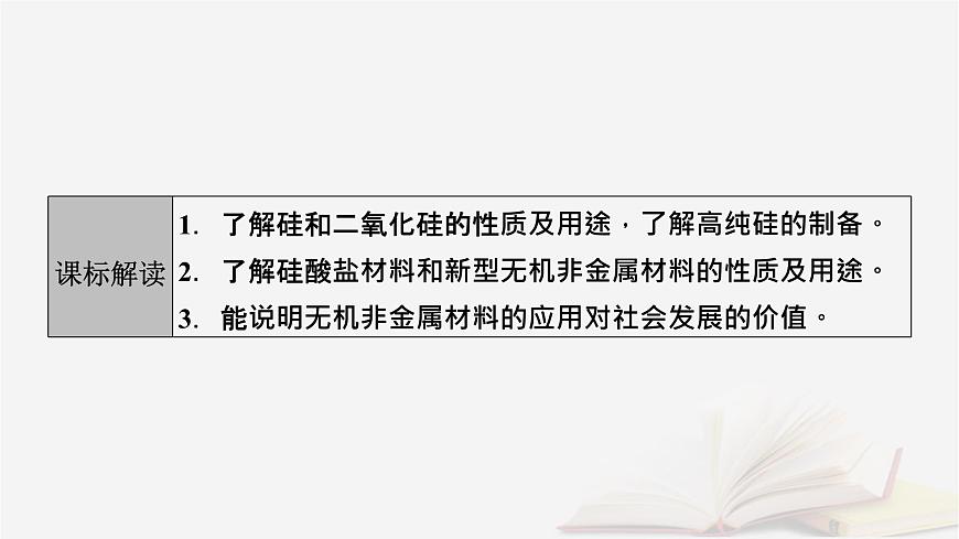 2026届高考化学一轮总复习第4章非金属及其化合物第21讲无机非金属材料课件第3页