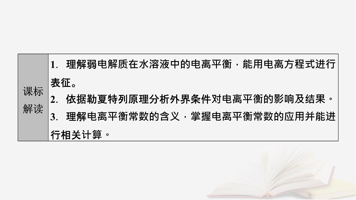 2026届高考化学一轮总复习第8章水溶液中的离子反应与平衡第36讲弱电解质的电离平衡课件第3页
