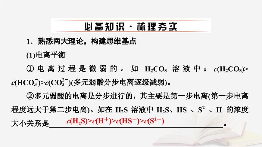 2026届高考化学一轮总复习第8章水溶液中的离子反应与平衡第40讲反应过程中微粒浓度变化及图像分析课件第6页