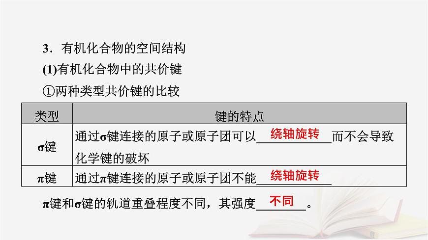 2026届高考化学一轮总复习第9章有机化学基础第43讲有机化合物的空间结构同系物和同分异构体课件第8页