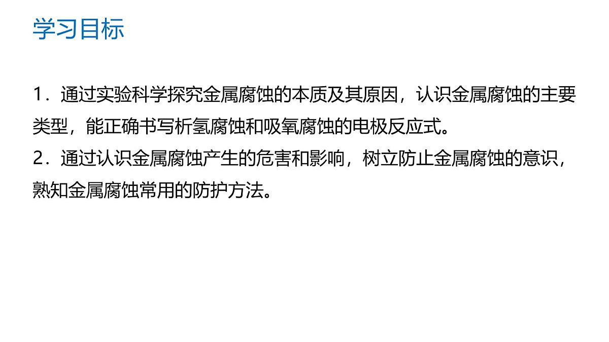 苏教版高中化学选择性必修第一册1.3《金属的腐蚀与防护》课件第2页