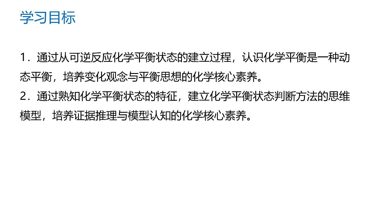 苏教版高中化学选择性必修第一册2.2.2《化学平衡状态》课件第2页