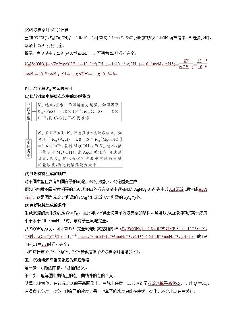 苏教版高中化学选择性必修第一册3.4.1《沉淀溶解平衡与溶度积》知识清单（解析卷）第3页