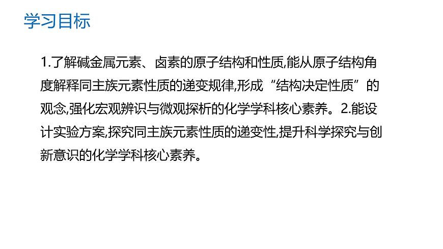 苏教版高中化学必修第一册5.1.3《同主族元素性质》课件第2页